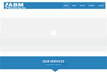 Tablet Screenshot of abmmachining.com